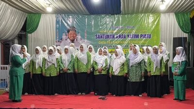 Pengambilan sumpah oleh ketua Fatayat NU Pemalang