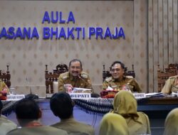 Bupati dan Wakil Bupati Pimpin Rakor Pemerintahan Daerah Pemalang