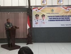 Lantik Pejabat Baru, Bupati Anom Tepis Isu Istri Turut Campur