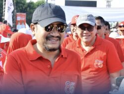 Dirgahayu PMI ke-80, Bupati dan Wabup Pemalang Ikuti Senam Bersama Masyarakat