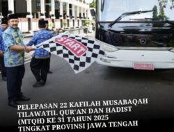Bupati Pemalang Lepas 22 Kafilah, Targetkan Prestasi di Tingkat Provinsi