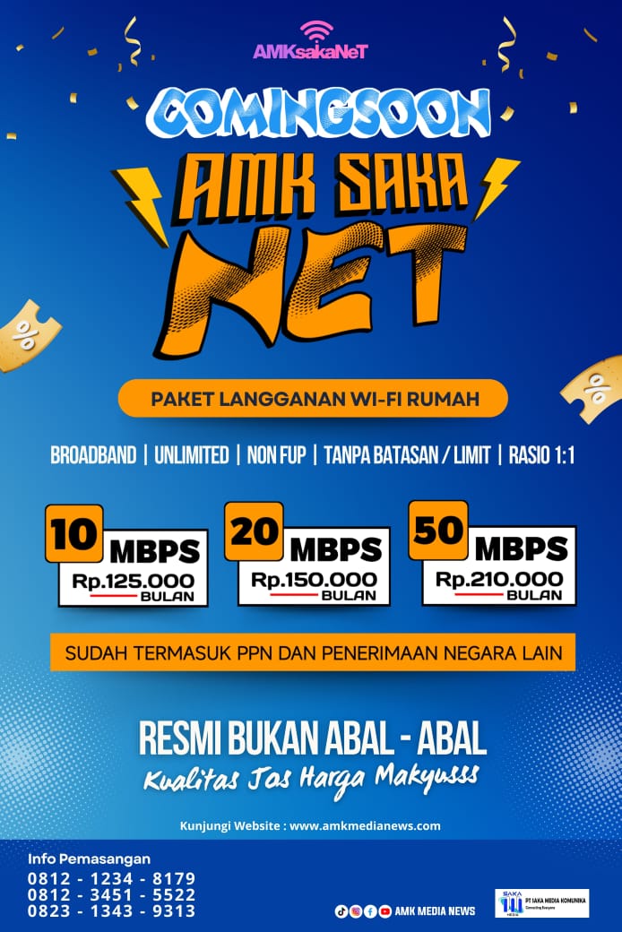 Iklan Promo AMK Saka Net WiFi Rumah
