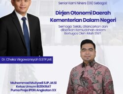 BI20KRAT Apresiasi Pelantikan Dr. Cheka Virgowansyah sebagai Dirjen Otonomi Daerah