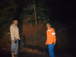 Curah Hujan Tinggi, Sungai Meluap dan Longsor di Warungpring