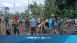 TNI dan Relawan ‘Kepung’ Sigeblog, Targetkan Jembatan Bailey Rampung Cepat