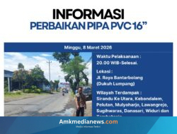 Pipa PVC 16 Inci Diperbaiki, Aliran Air di Pemalang Bakal Terhenti Sementara!