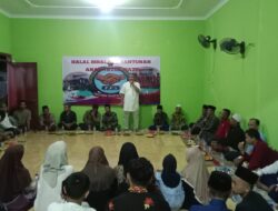 HALAL BIHALAL & SANTUNAN ANAK YATIM PIATU DI DESA SIMPUR BERLANGSUNG KHIDMAT