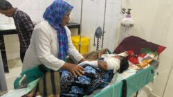 Di Desa Longkeyang, Demi Selamatkan Istri Lolos dari Maut, Sahad Terjang Api Yang Melahap Rumahnya