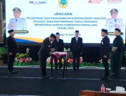 Resmi! Bagus Sutopo Dilantik Jadi Sekda Pemalang, Emban Misi Besar Naikan IPM
