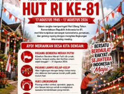 Kecamatan Randudongkal Ajak Masyarakat Meriahkan HUT Kemerdekaan RI ke-81