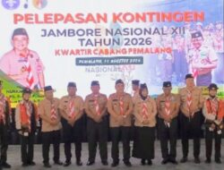 Pelepasan Kontingen Jambore Nasional XII Tahun 2026 Kwarcab Pemalang Resmi Digelar