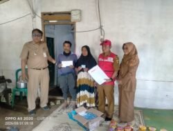 Camat Belik Salurkan Bantuan untuk Korban Kebakaran Rumah di Desa Belik