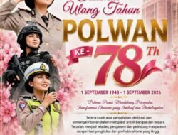 Walis Erlangga Firera Sampaikan Ucapan Selamat HUT ke-78 Polwan