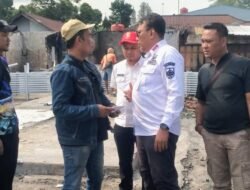 Camat Belik Turun Lapangan Monitoring Progres Pembangunan Pasar Belik