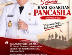 Plt. Bupati Pemalang Nurkholes Ajak Masyarakat Jadikan Pancasila Pedoman Membangun Daerah